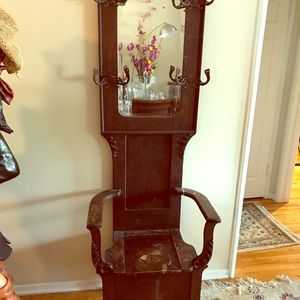 Antique coatand shoe holder. From the 1800s
